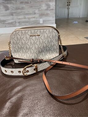 Michael Kors crossbody purse and matching belt